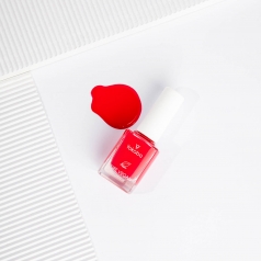 Naturalny lakier klasyczny do paznokci Fire Red - Pure Vegan Nail Lacquer