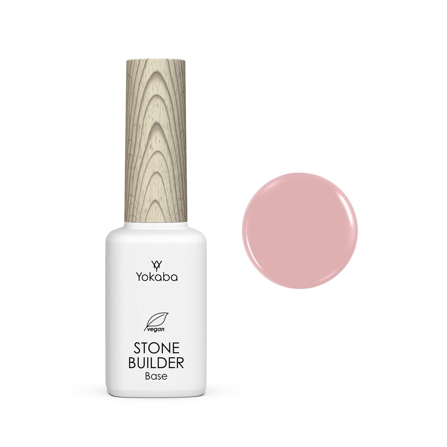 Baza hybrydowa 06 BUBBLE PINK STONE BUILDER BASE COAT UV/LED 12 ML
