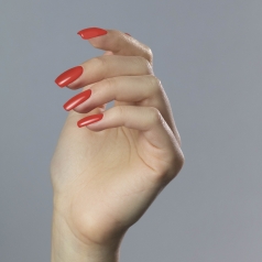 Naturalny lakier klasyczny do paznokci Fire Red - Pure Vegan Nail Lacquer