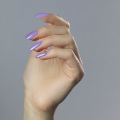 Naturalny lakier klasyczny do paznokci Light Violet - Pure Vegan Nail Lacquer