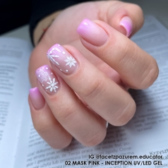 Żel budujący do paznokci Mask Pink 30 ml - Inception UV/LED Gel
