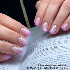 Żel budujący do paznokci Mask Pink 30 ml - Inception UV/LED Gel