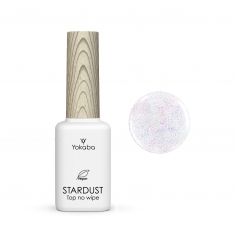 02 STARDUST HOLO TOP COAT NO WIPE UV/LED Top hybrydowy 12 ml