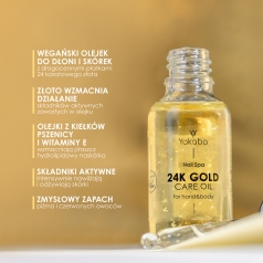 24k Gold Care Oil Nail Spa Yokaba 30 ml