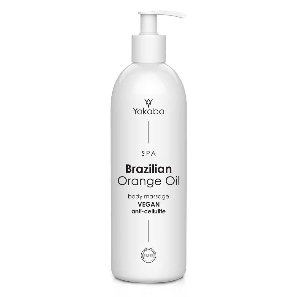 Brazilian Orange SPA Oil Body Massage Vegan Anti-Cellulite Yokaba 500ml
