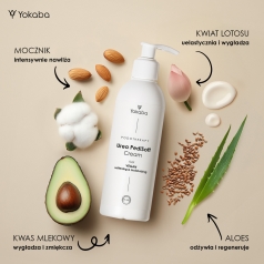 Urea PediSoft Cream Foot Vegan Softenning & Moisturizing Podotherapy Yokaba 240 ml