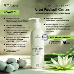 Urea PediSoft Cream Foot Vegan Softenning & Moisturizing Podotherapy Yokaba 240 ml