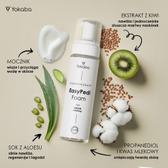 EasyPedi Foam Foot Vegan Softening Podotherapy Yokaba 200 ml