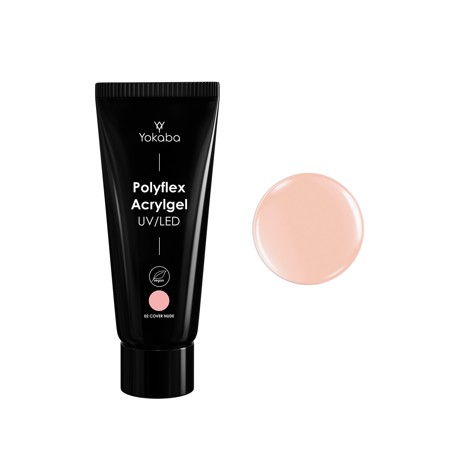 02 Cover Nude Acrylgel Polyflex Yokaba 60g