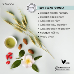White Tea Cream hand&body vegan smoothing Essence Yokaba 240 ml