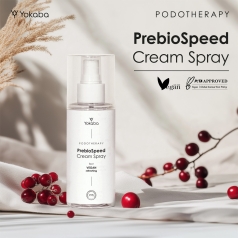 PrebioSpeed Cream Spray Foot Vegan Moisturizing Podotherapy Yokaba 150 ml