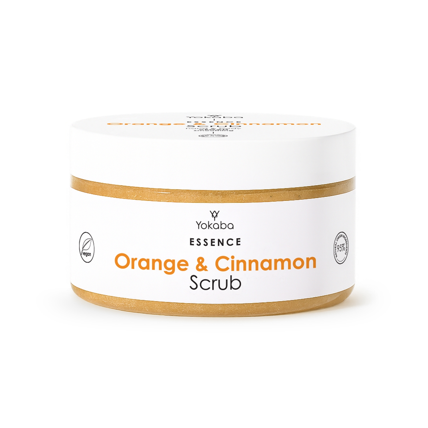 Orange & Cinnamon Scrub hand & body Vegan smoothing Essence Yokaba 250 g