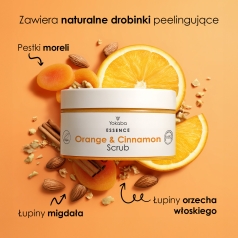 Orange & Cinnamon Scrub hand & body Vegan smoothing Essence Yokaba 250 g