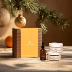 Sparkling orange Zestaw prezentowy: Orange oil 50ml, Orange & Cinnamon Butter 200ml, Orange & Cinnamon Scrub 250g
