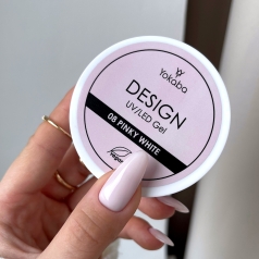 08 PINKY WHITE - DESIGN UV/LED GEL 50 ml