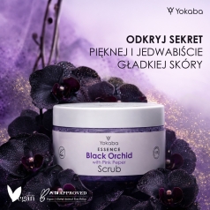 Black Orchid with pink Scrub Essence Yokaba 250 g