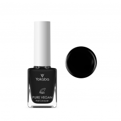 Naturalny lakier klasyczny do paznokci Simple Black - Pure Vegan Nail Lacquer